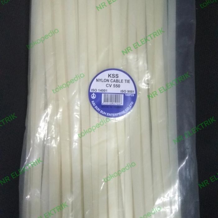 

Kabel Ties LT-550 LT550 x 8 KSS Warna Putih @100pc
