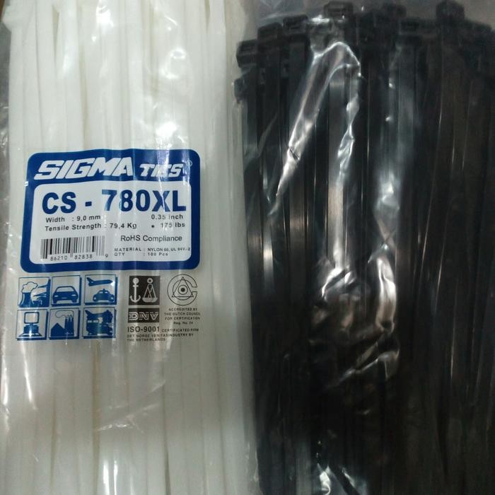 

Kabel Ties / Kabel Tis Uk. 78cm CS - 780XL / CS-780 Sigma Warna Hitam