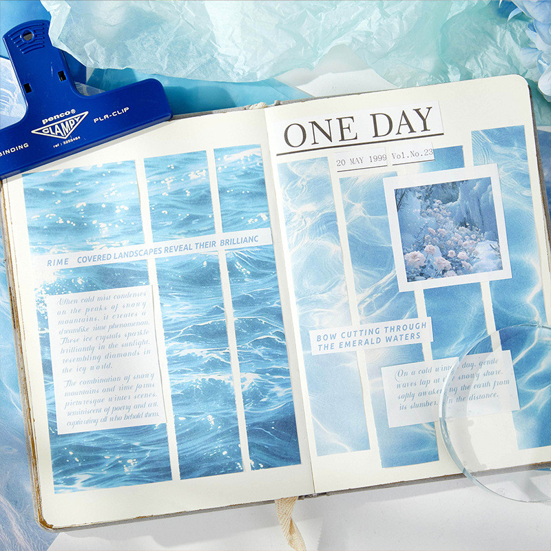 

20Pcs/Lot Memo Pads Material Paper Sunlight And Shade Junk Journal Scrapbooking Retro Background