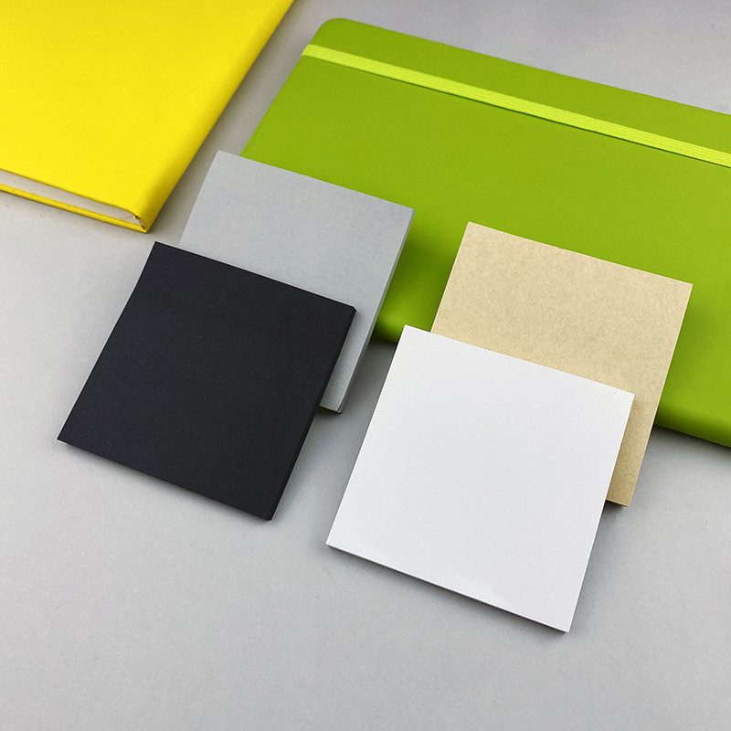 

50 Sheets Blank Kraft Paper Posted It Memo Sticker Notepad Notes Pads Notebook School Office