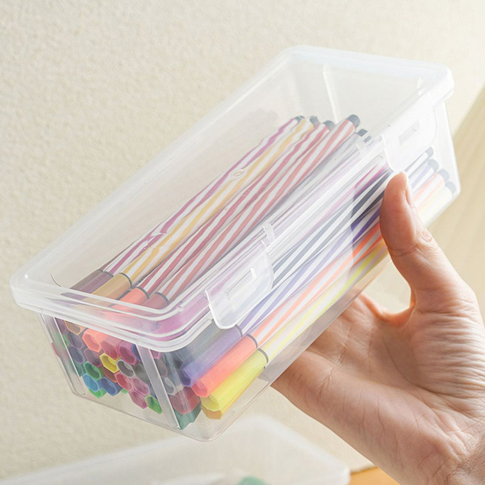 

Large Capacity Transparent Stationery Case Pencil Storage Colour Pencil Storage Children'S Crayon