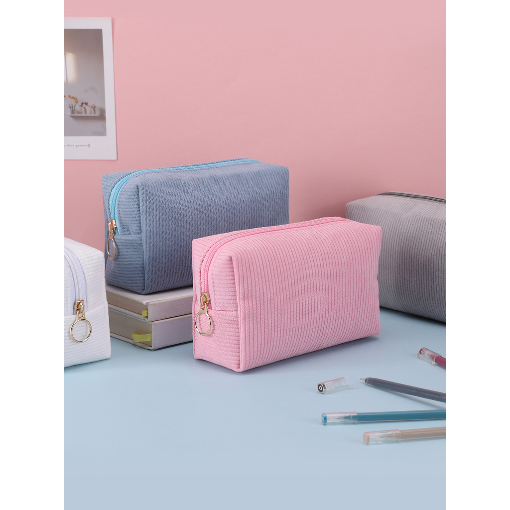 

Fabric Pencil Case Stationery Multi-Colour Pencilcase Trousse With Zip Design Estuche Back-To-School