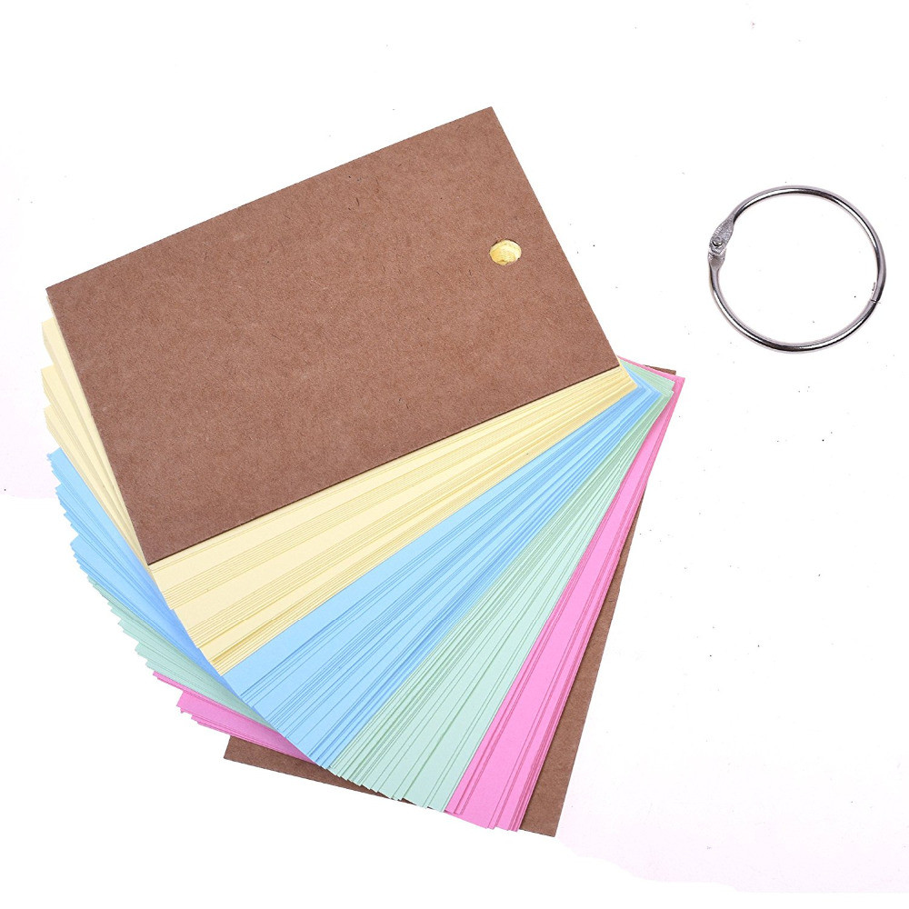 

Pack Of 2 Binder Ring Easy Flip Flash Cards Study Cards