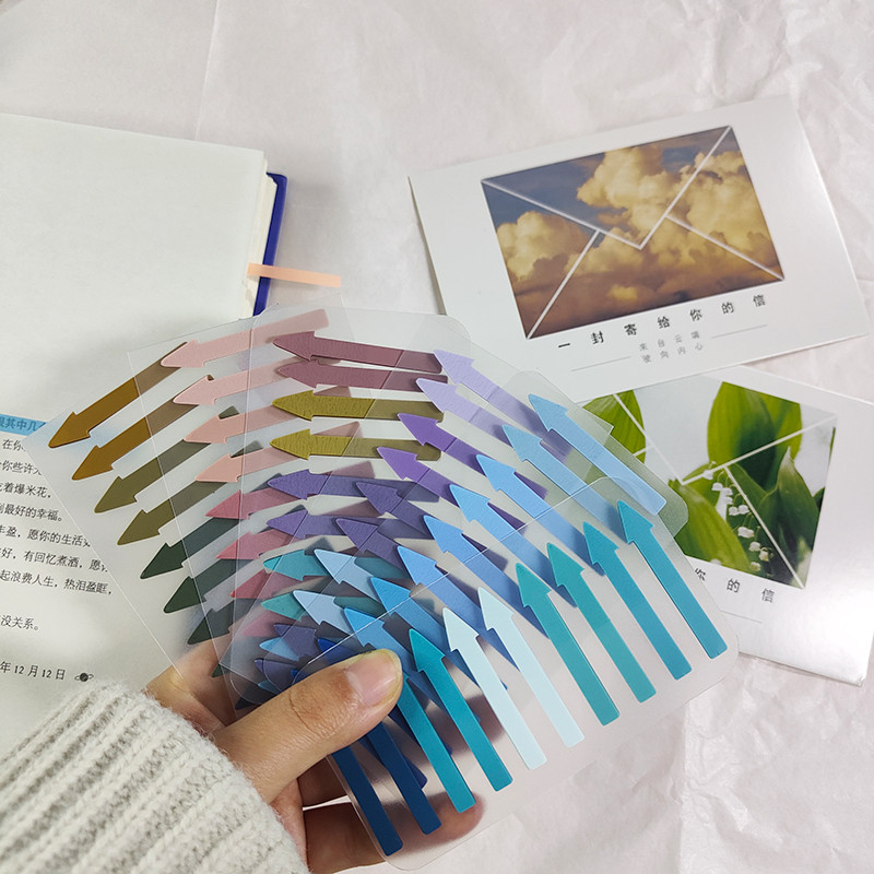 

Kindfuny 1200 Sheets Transparent Fluorescent Index Tabs Arrow Flags Sticky Note For Page Marker