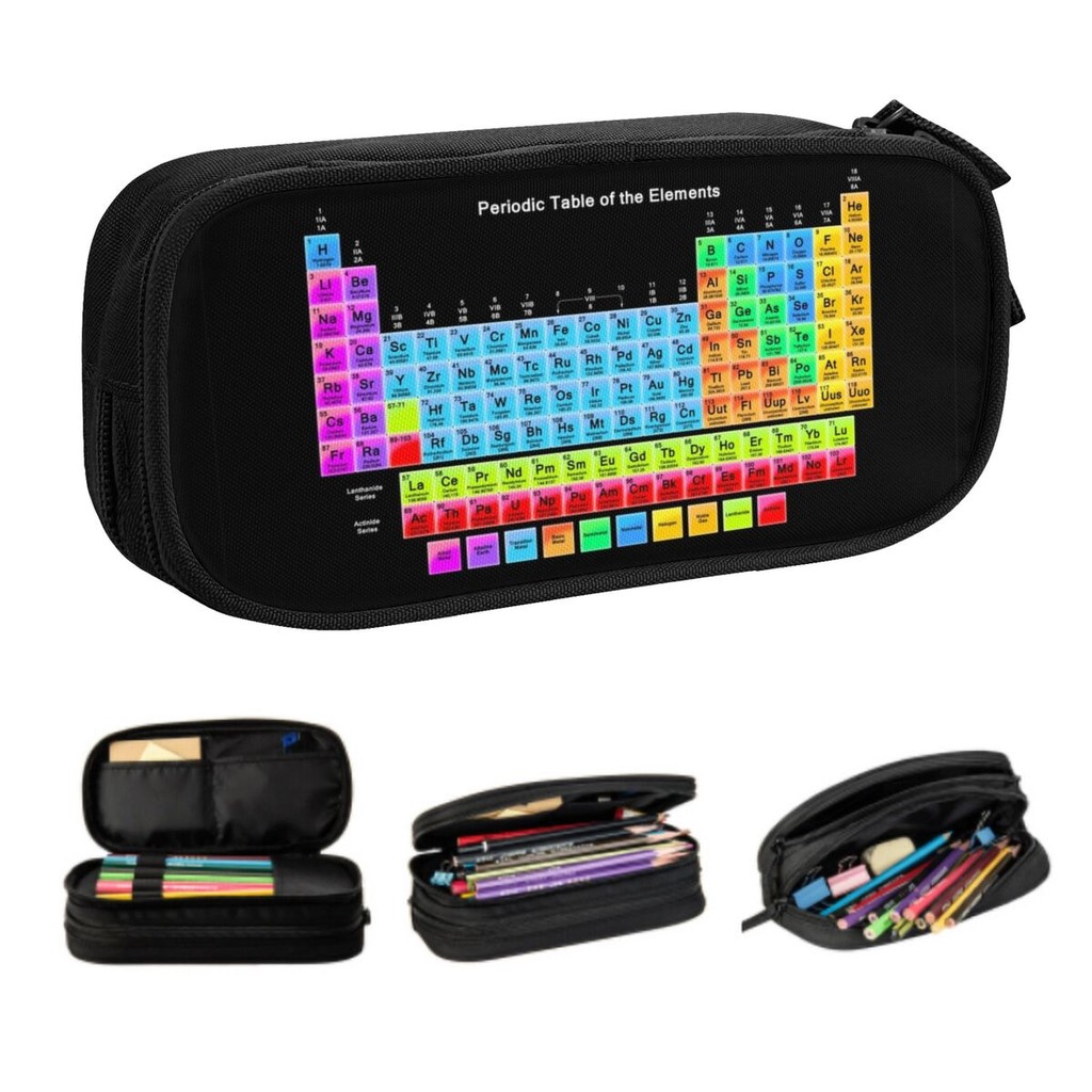 

Custom Periodic Table Of The Chemical Elements Cute Pencil Cases Chemistry Science Gift Pencil Bag