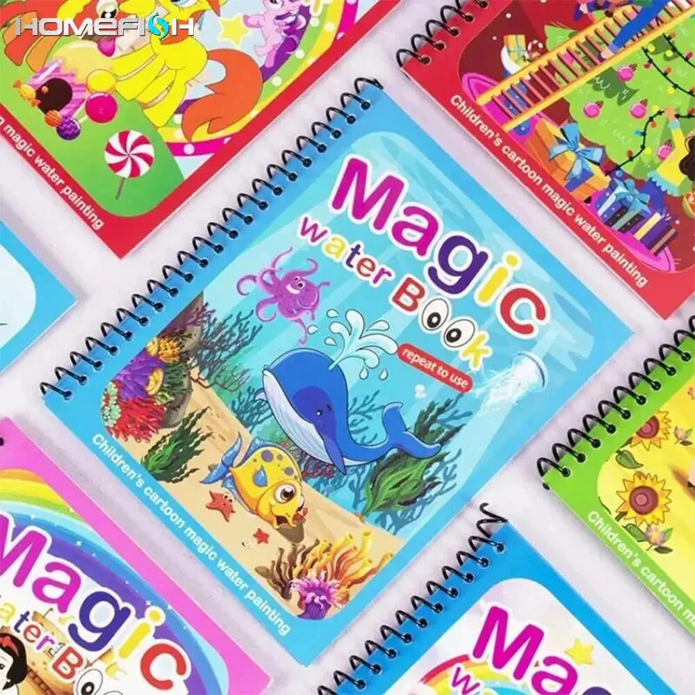 

New Kids Magic Water Drawing Books Coloring Books Painting Toys For Kids Birthday Christmas New Year