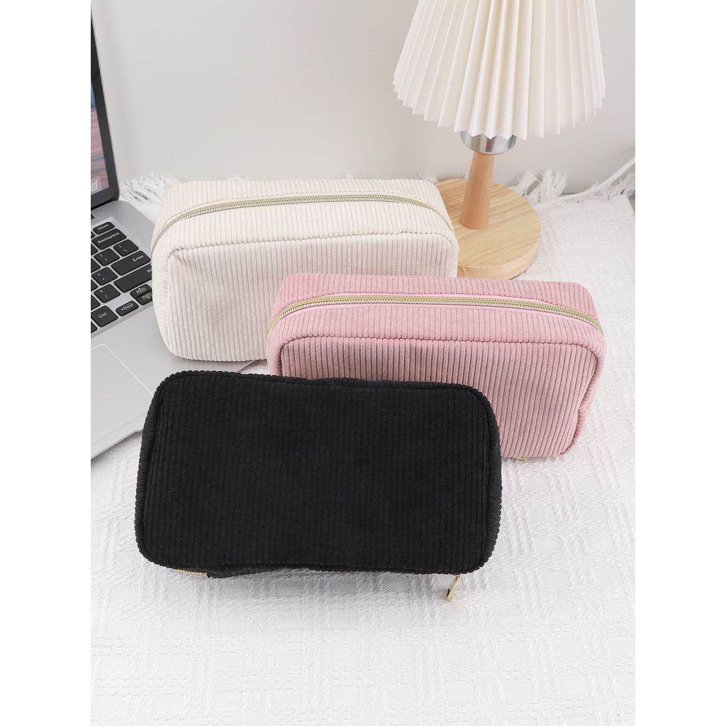 

Large-Capacity Pencil Case With Zipper Pencil Cases School Supplies Basics Pencil Pouch Girls