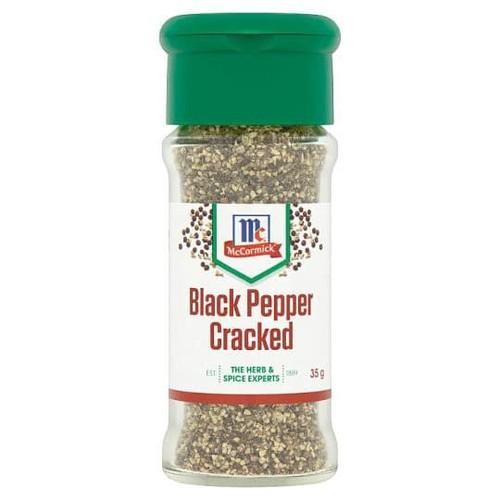 

mccormick black pepper cracked 35gr bumbu masak rempah