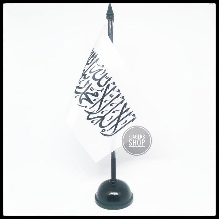 BELANJA BENDERA MEJA TAUHID + TIANG KAYU QWD