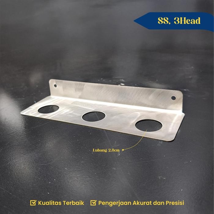 Gantungan Botol Sabun / Soap Dispenser Holder Stainless/ Kuningan Stainless