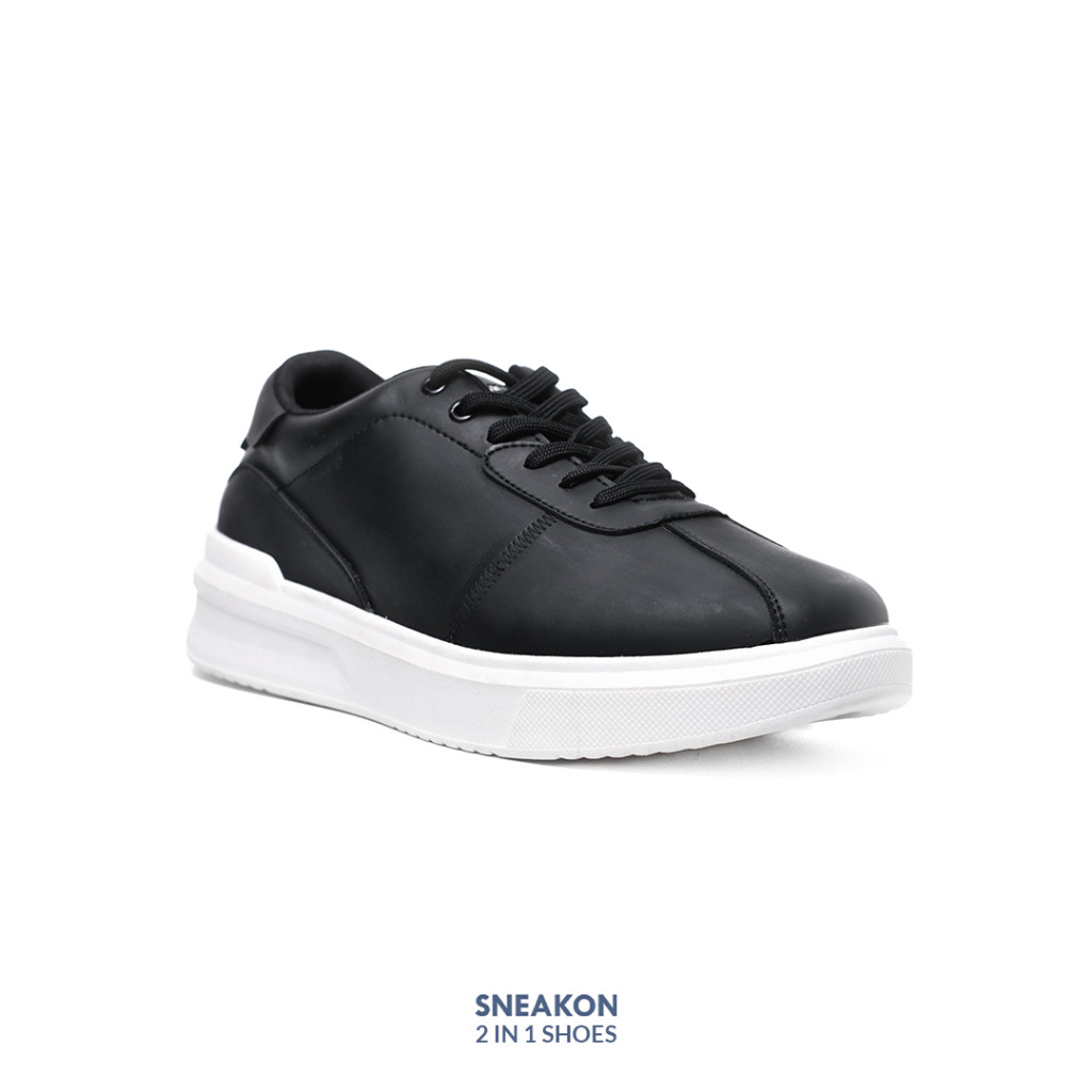 Sepatu Sneakon 2in1 Ultra AllBlack - Men