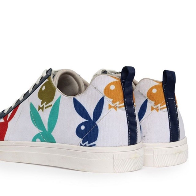 Playboy Sneakers Pria Vulturaz ( Low Cut ) In White
