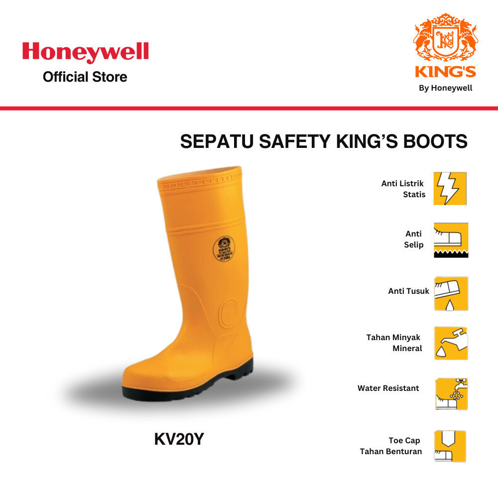 King's Sepatu Safety Boots PVC S5