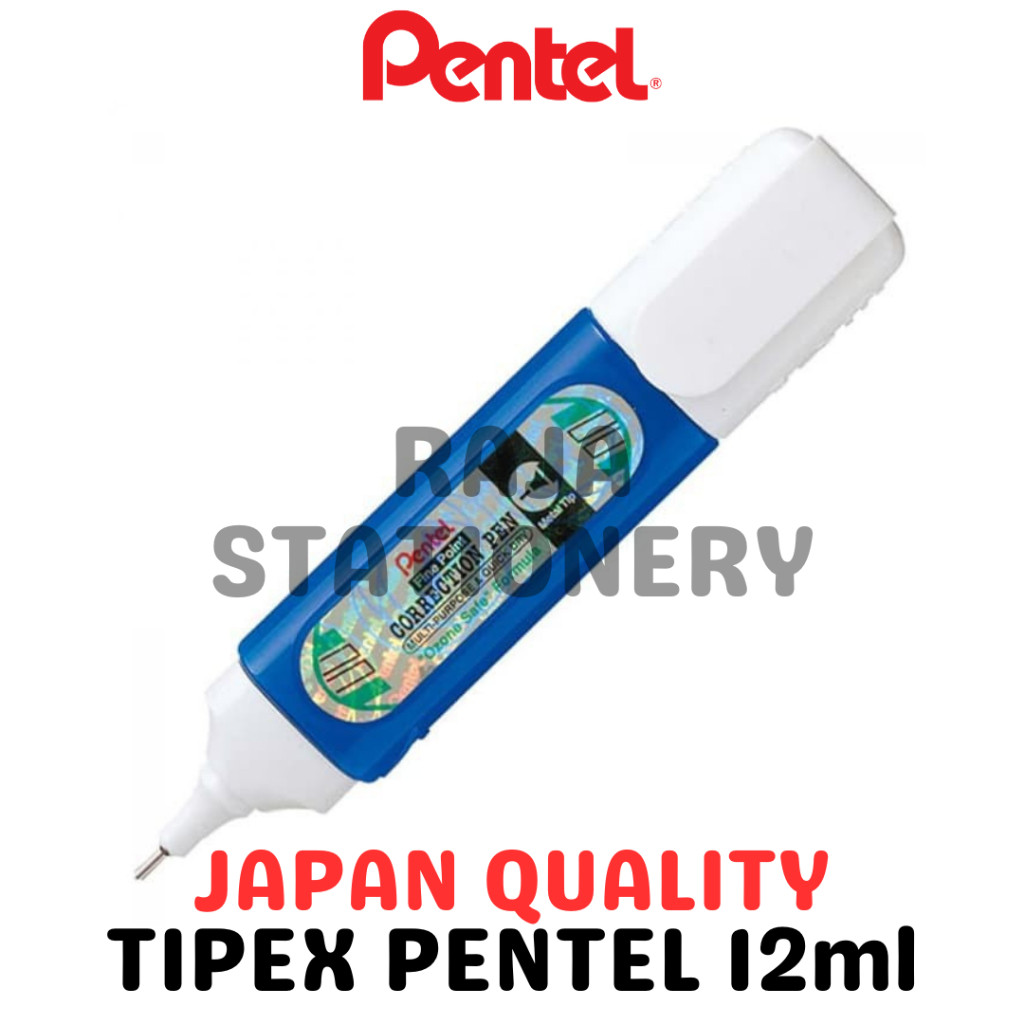 

Pentel Correction Fluid 12ml / TipEx Cair Pentel Cair Tip Ex ZL-31W - RAJA BIGBOX