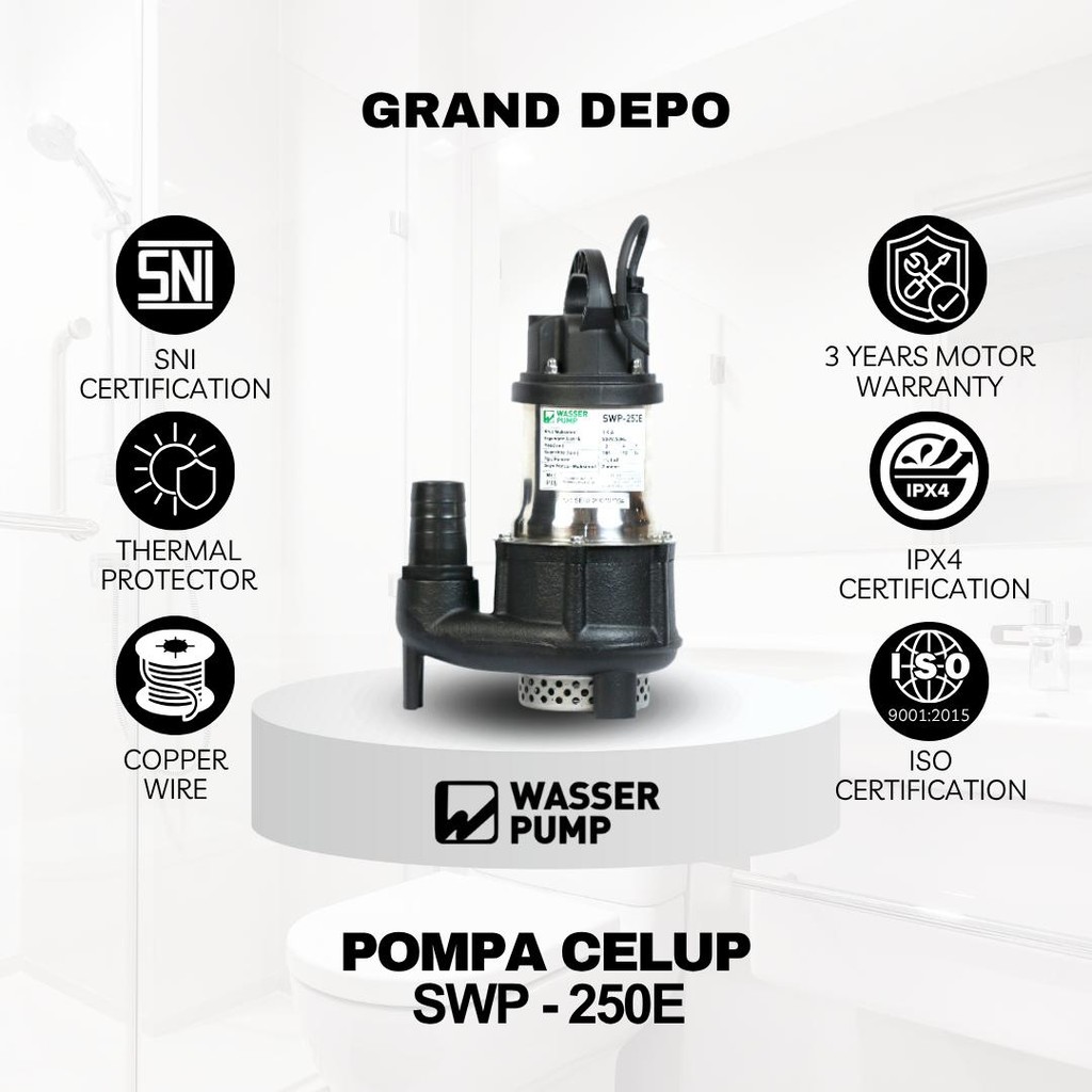 Wasser Pompa Air Celup SWP 250E / Pompa Celup Wasser