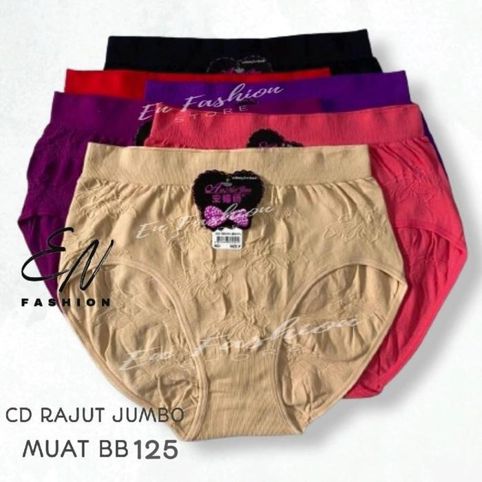 Lovina- Cd Rajut Wanita Jumbo,Celana Dalam Wanita Rajut Jumbo Maxi