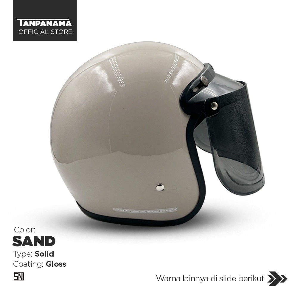 Baru Tanpanama Helm - Helm Bogo Polos Warna Unik Lucu / Helm Dewasa Sni