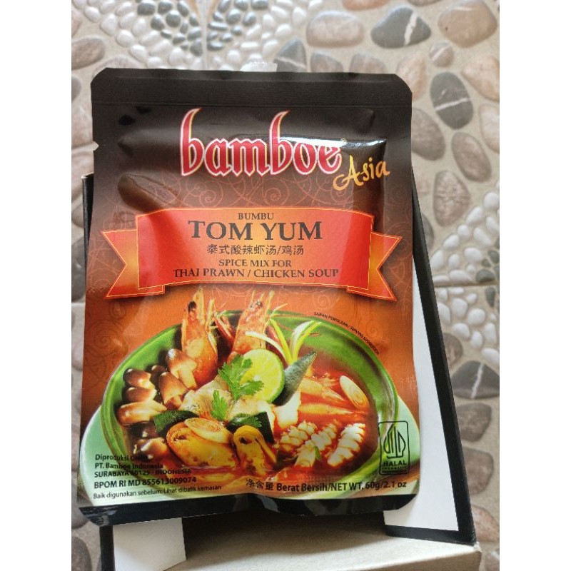 

Bamboe Bumbu Instant TOM YUM 60g Export Quality