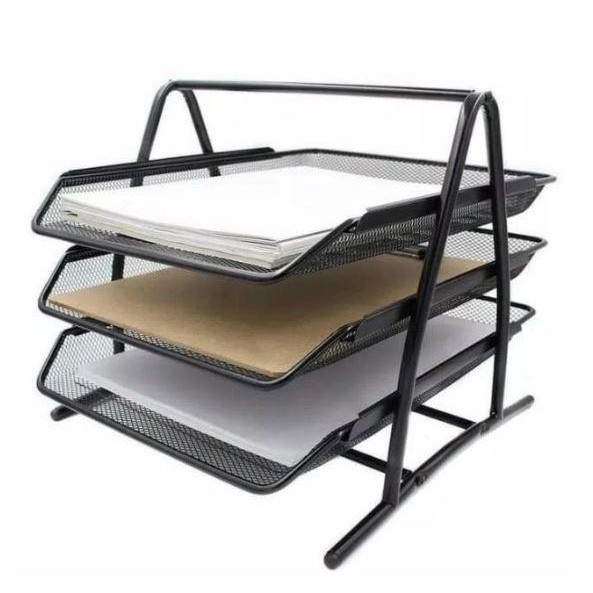 

RAK DOKUMEN KERTAS BESI 3 SUSUN / ELEVATED TRAY 3 TINGKAT
