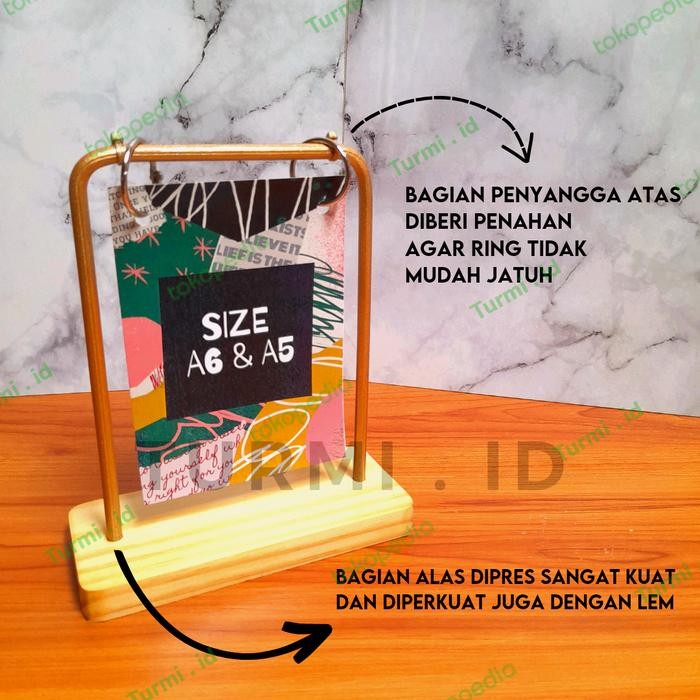 

Tempat Menu Holder Menu / Nomor meja / stand menu kayu / tent card