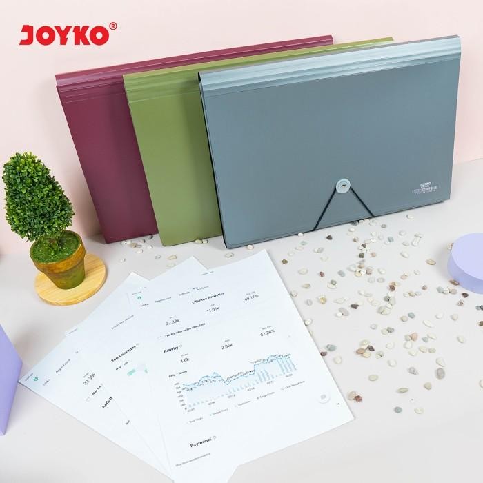 

Expanding File Map Harmonika Joyko EF-1F4 Folio 13 Pocket