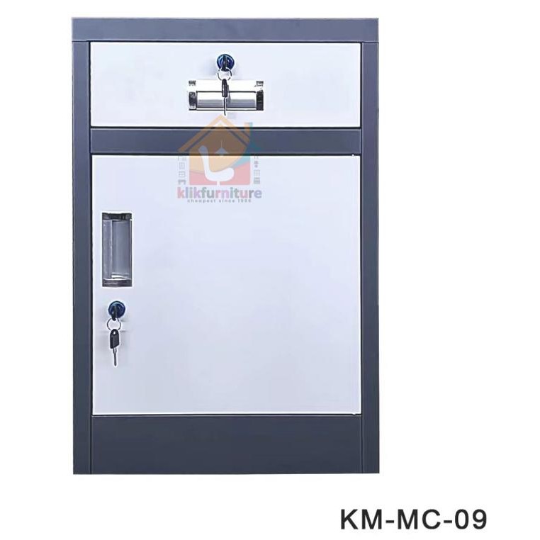 

Lemari Loker Besi Mini 1 Pintu 1 Laci MONACO 09