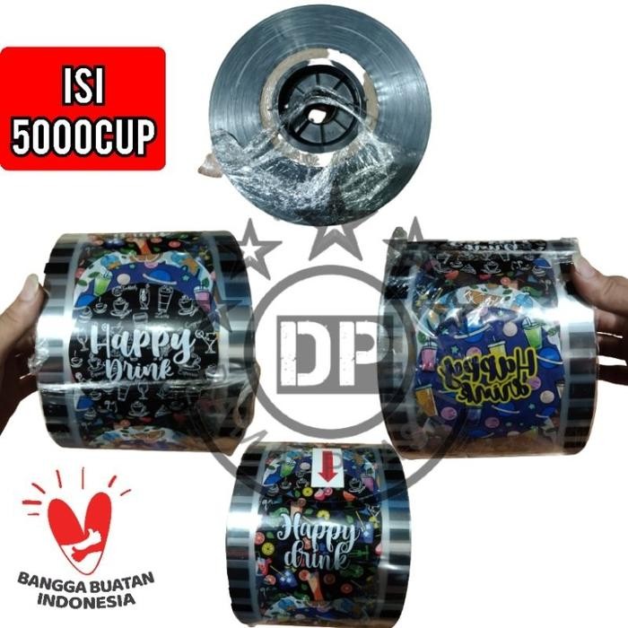 

Seal cup Sealer Super Jumbo 5000 cup Happy drink Teh Drink Polos Drink Hitam Buah Tq Hati Tq TQ