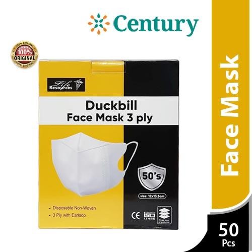 LIFE RESOURCES DUCKBILL FACE MASK 50`S