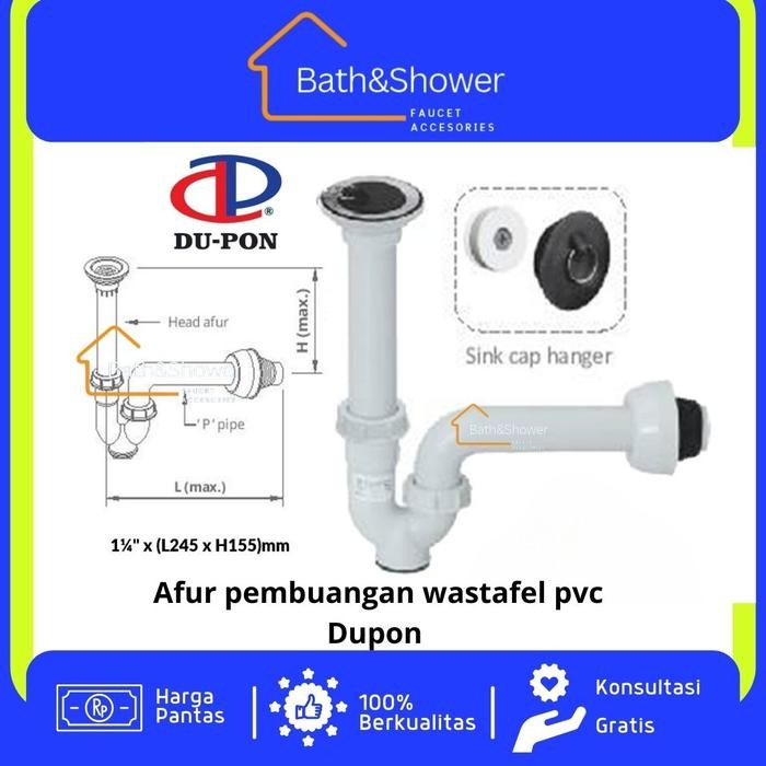 DUPON Afur Sifon Wastafel Angsa pembuangan Wasthafel