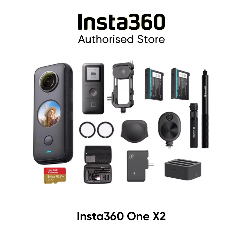 Original Insta 360 One X2 360 Action Camera 5.7K Vr Video 10M Waterproof Insta360 One X2 Pocket