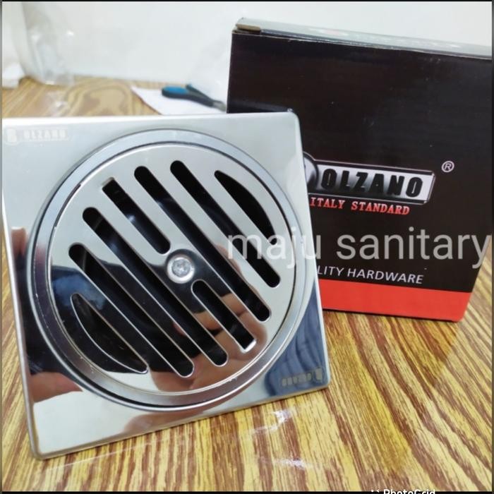 Stok Baru Saringan Got Bolzano Floor drain stainless bolzano