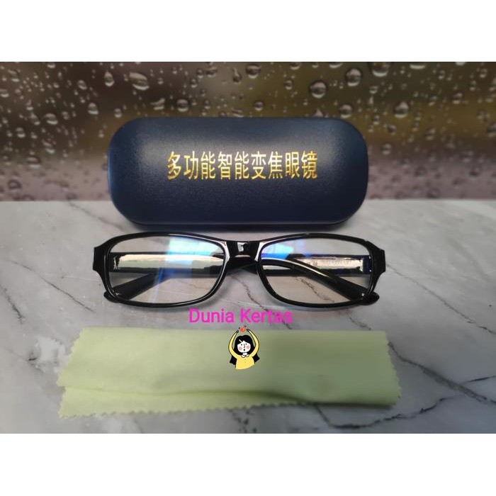 Outsy- Kacamata Baca Plus Ajaib Autofocus Plus Box Hitam Exclusive