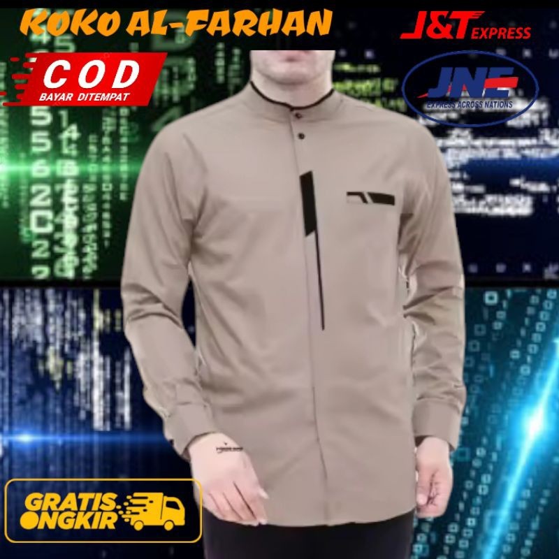 PROMO / Baju Koko Kemeja Kurta, Kemko Dewasa Keren Ukuran M-3XL