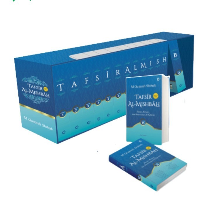 ready Buku Kitab Tafsir AlQuran Al Misbah Original Quraish Shihab ORI Quran