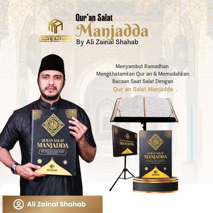 ready Al Qur'an Salat Manjadda Huruf Besar Tajwid Berwarna & Terjemahan Memudahkan Bacaan Salat