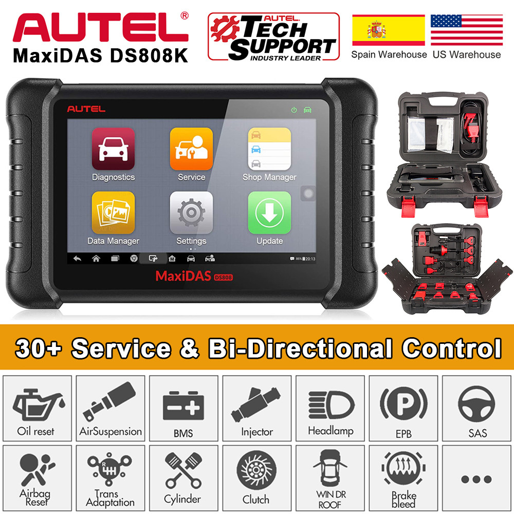 Autel MaxiDAS DS808K OBDII Diagnostic Scanner with 30 Service All