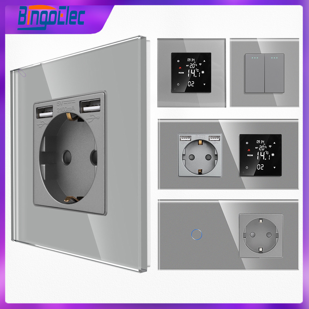 Zigbee Thermostat Tuya Smart Wifi Thermostat and Touch Light