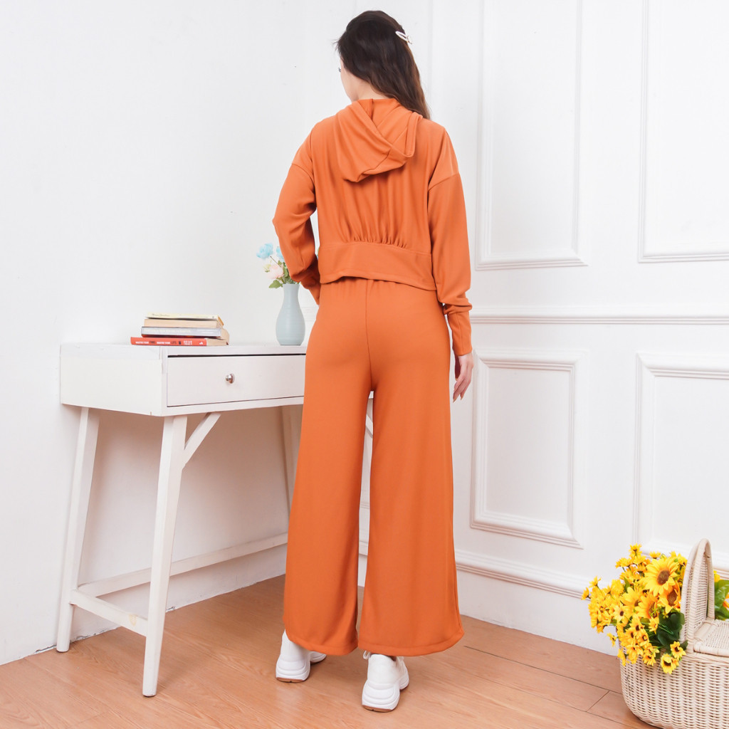 [NEW] NAJWA - ONE SET HOODIE THINA WANITA Baju Celana