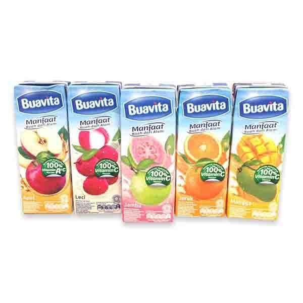 

Buavita Jus Buah Asli Kemasan Kotak 250ml dus isi 24pcs