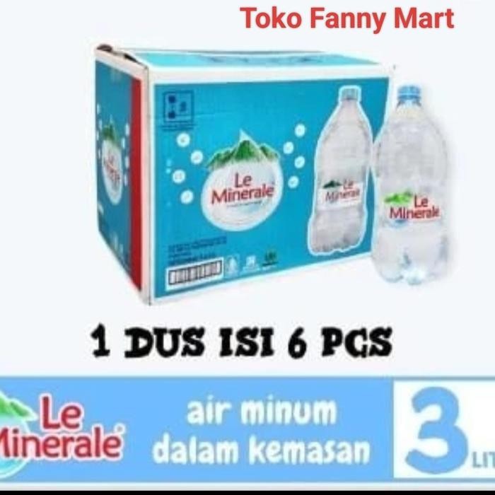 

LE MINERAL 3 LITER X 6 GALLON / DUS