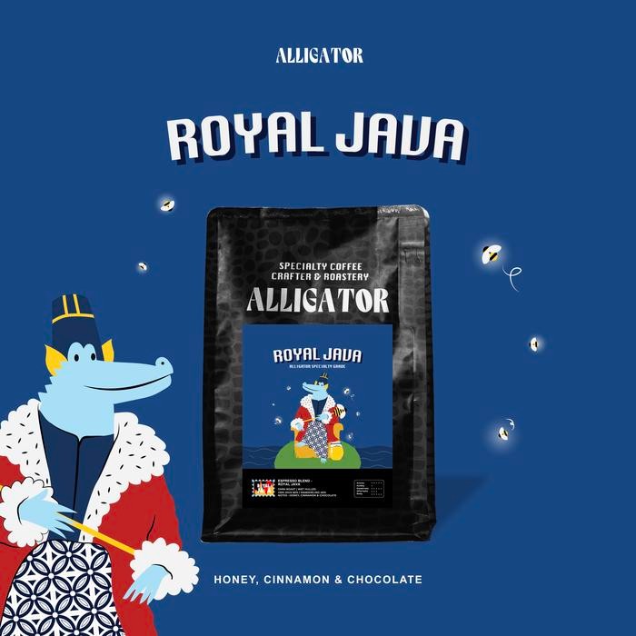 

Alligator Roastery - Espresso Blend Royal Java Arabika Kopi Creamy & Low Acid