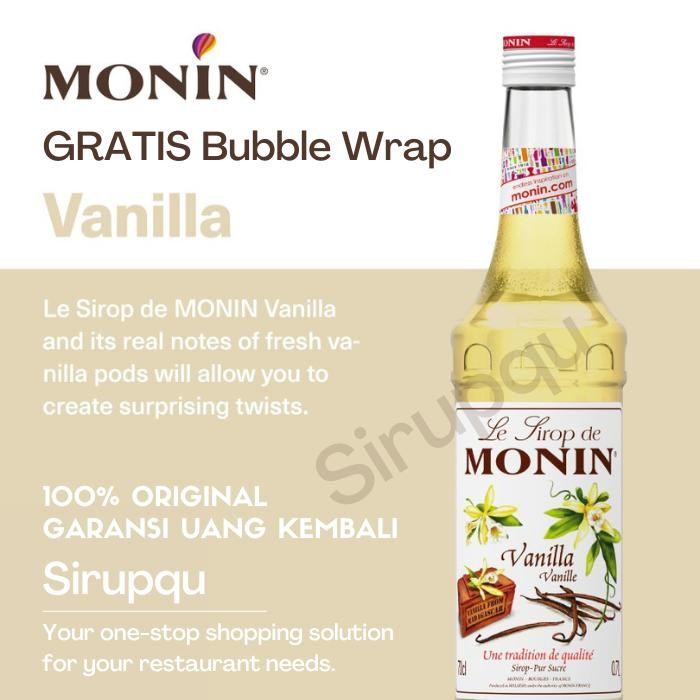 

MONIN Vanilla Syrup 700 mL 70 cL