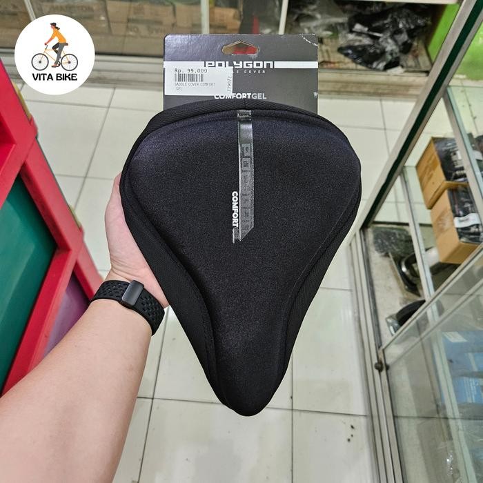 Cover Sadel Sepeda Gel Polygon Comfort Empuk