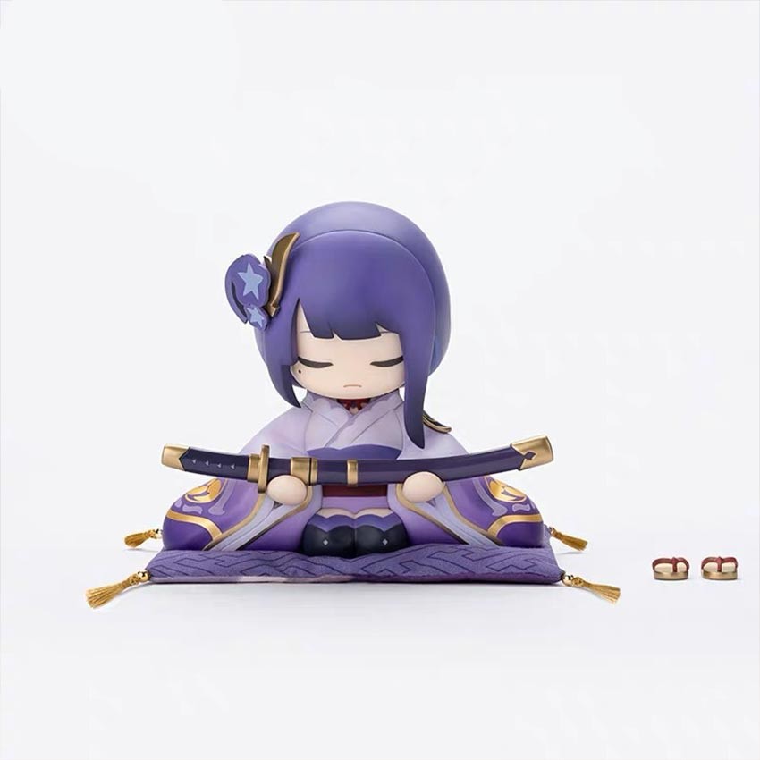 Action Figure Raiden Shogun Genshin Impact Figure Chibi