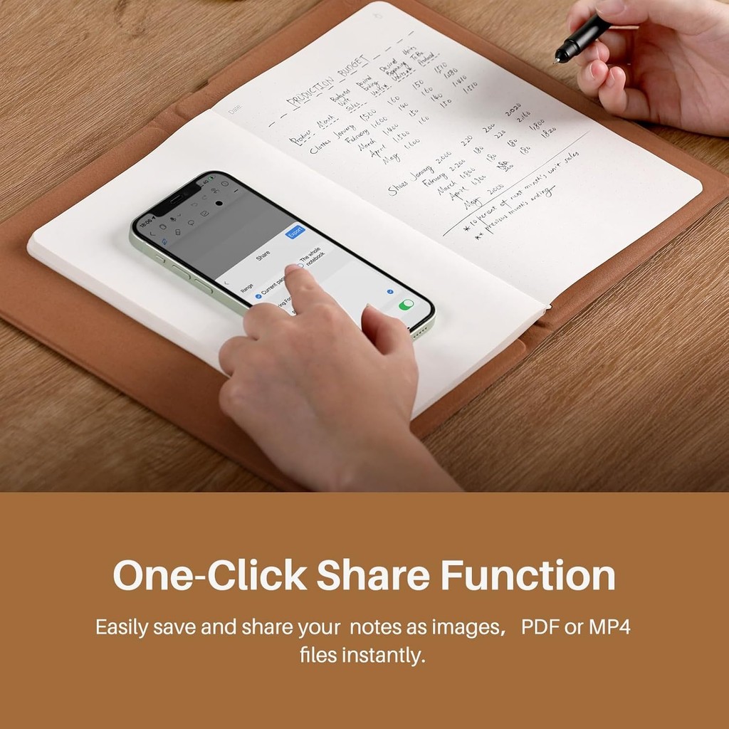 

Huion Note 2 Em 1 Digital Handwriting Notebook Smart Sync Pen Diary Writing Cloud Notebook Ai,