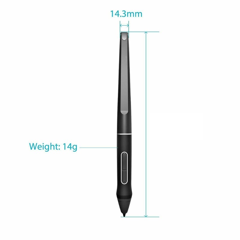 

Pw507 Stylus Pen For-Huion Digital Graphics Tablets Kamvas Pro 12/Pro 13/Pro 16/16/20 With Two