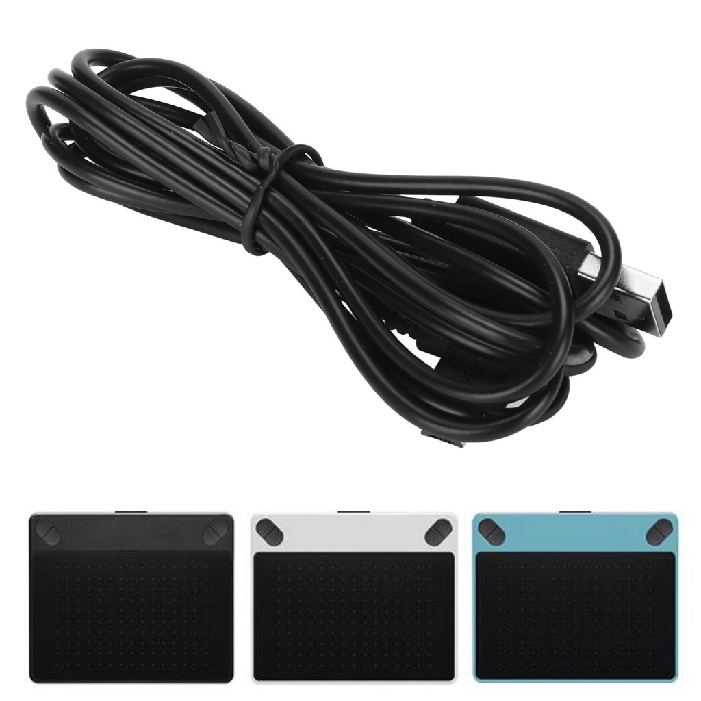 

Drawing Tablet Cable 5.9Ft Long Pvc Nickel Plated Rustproof Durable Usb Cable For Wacom Intuos