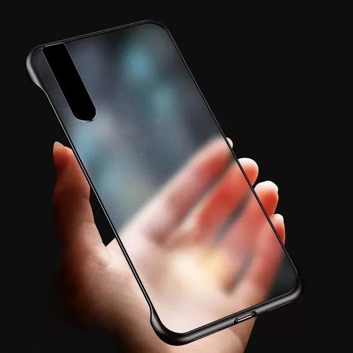 [ CUCI GUDANG ] Case Hp Frameless Case Vivo V15 Pro Transparant Stand Ring