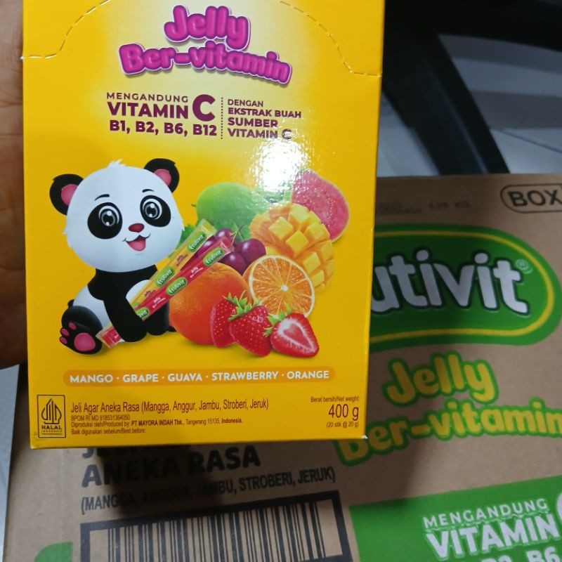 

FRUTIVIT Jelly Stick 1 Box isi 20 Aneka Rasa Buah Bervitamin