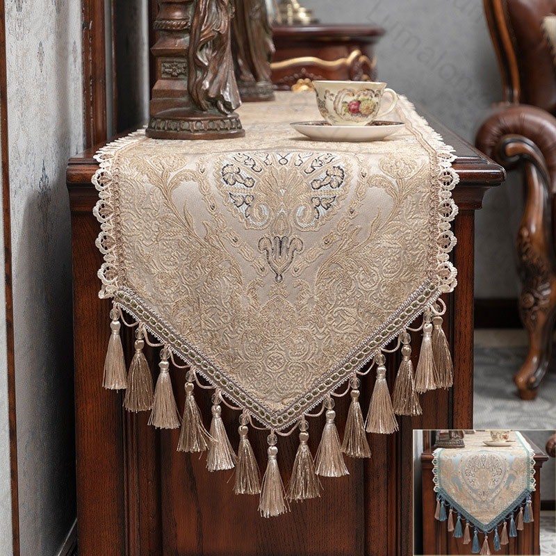 Taplak Meja Kopi Renda Taplak Meja Makan Panjang Kain Hias Taplak Meja Bendera Meja Aplikasi Bendera